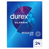 Durex Classic, prezerwatywy z większą ilością lubrykantu, 24 sztuki - miniaturka zdjęcia produktu