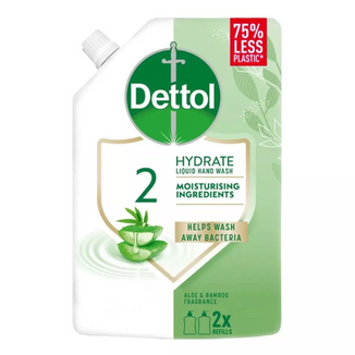 Dettol, mydło w płynie, aloes i bambus, refill, 250 ml - zdjęcie produktu