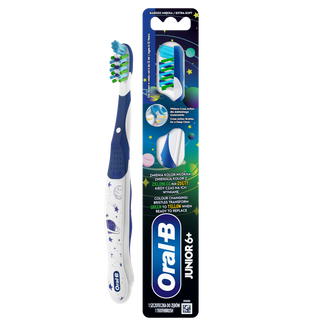Oral-B Junior, szczoteczka do zębów dla dzieci, miękka, 6-12 lat, 1 sztuka - zdjęcie produktu
