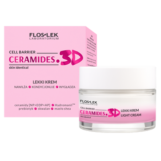 Floslek Laboratorium Ceramides. 3D, lekki krem do twarzy, 50 ml - zdjęcie produktu