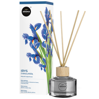 Aroma Home, patyczki zapachowe, irys z białą różą, 50 ml - zdjęcie produktu