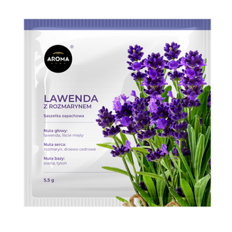 Aroma Home, saszetka zapachowa, lawenda z rozmarynem, 5,5 g - zdjęcie produktu