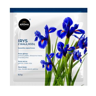 Aroma Home, saszetka zapachowa, irys z białą różą, 5,5 g - zdjęcie produktu