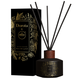 Dorota&Aroma Home, patyczki zapachowe, czarna róża z paczulą, 100 ml - zdjęcie produktu