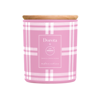 Dorota&Aroma Home, świeca zapachowa, konfitura malinowa, 150 g - zdjęcie produktu