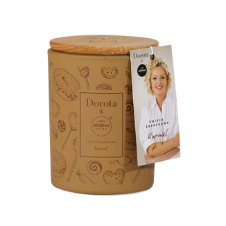 Dorota&Aroma Home, świeca zapachowa, karmel, 150 g - zdjęcie produktu