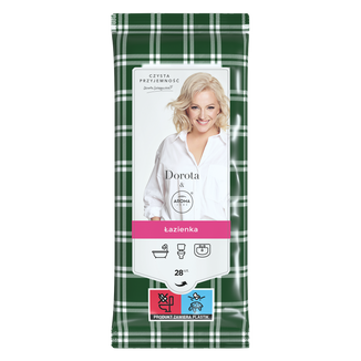 Dorota&Aroma Home, chusteczki funkcyjne, łazienka, 28 sztuk - zdjęcie produktu