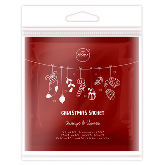 Aroma Home Xmass, saszetka zapachowa, orange&cloves, 5,5 g - zdjęcie produktu