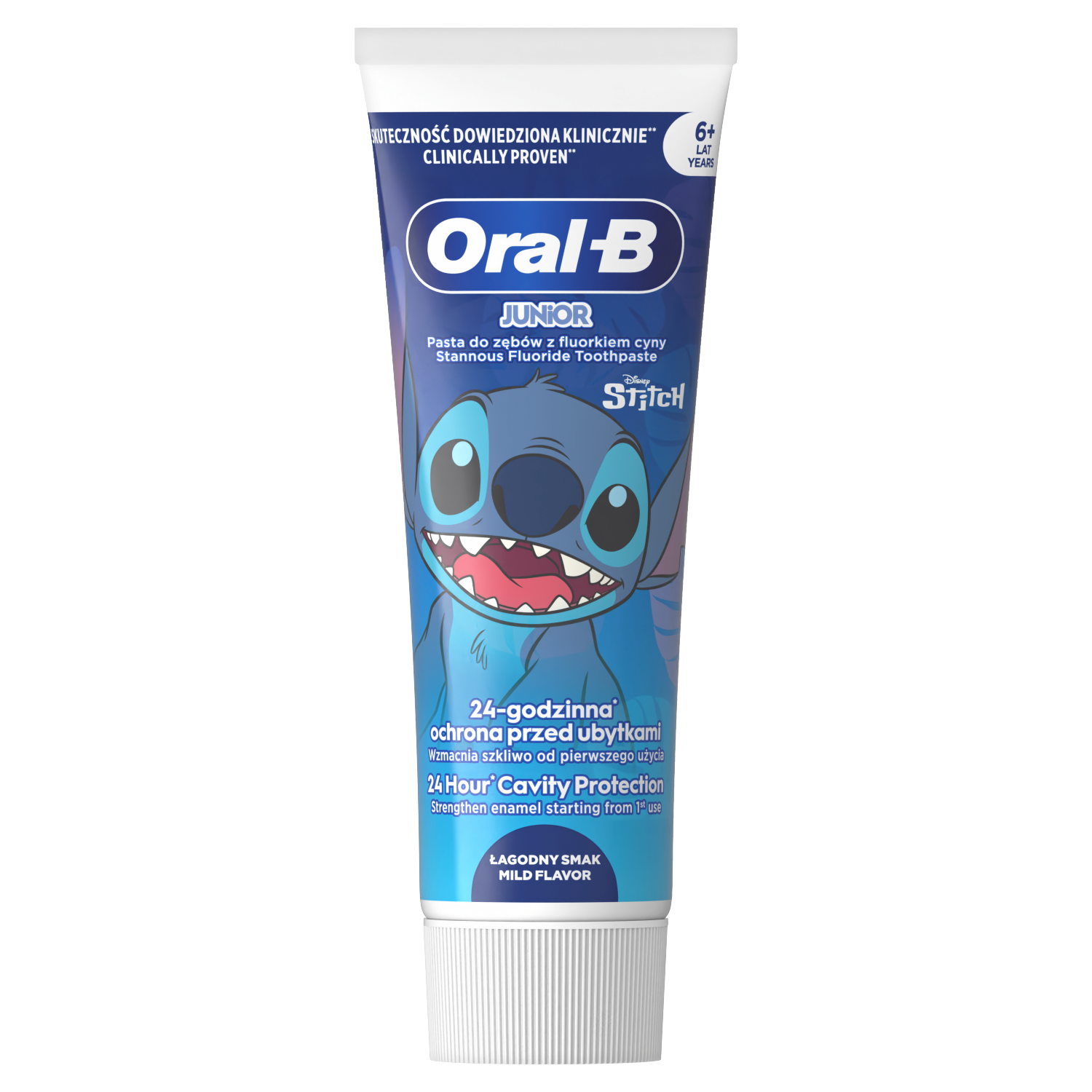 Oral-B Oral-B Pro Junior, Zahnpasta für Kinder, 6-12 lat, 75 ml — Inhaltsstoffe und Bewertung