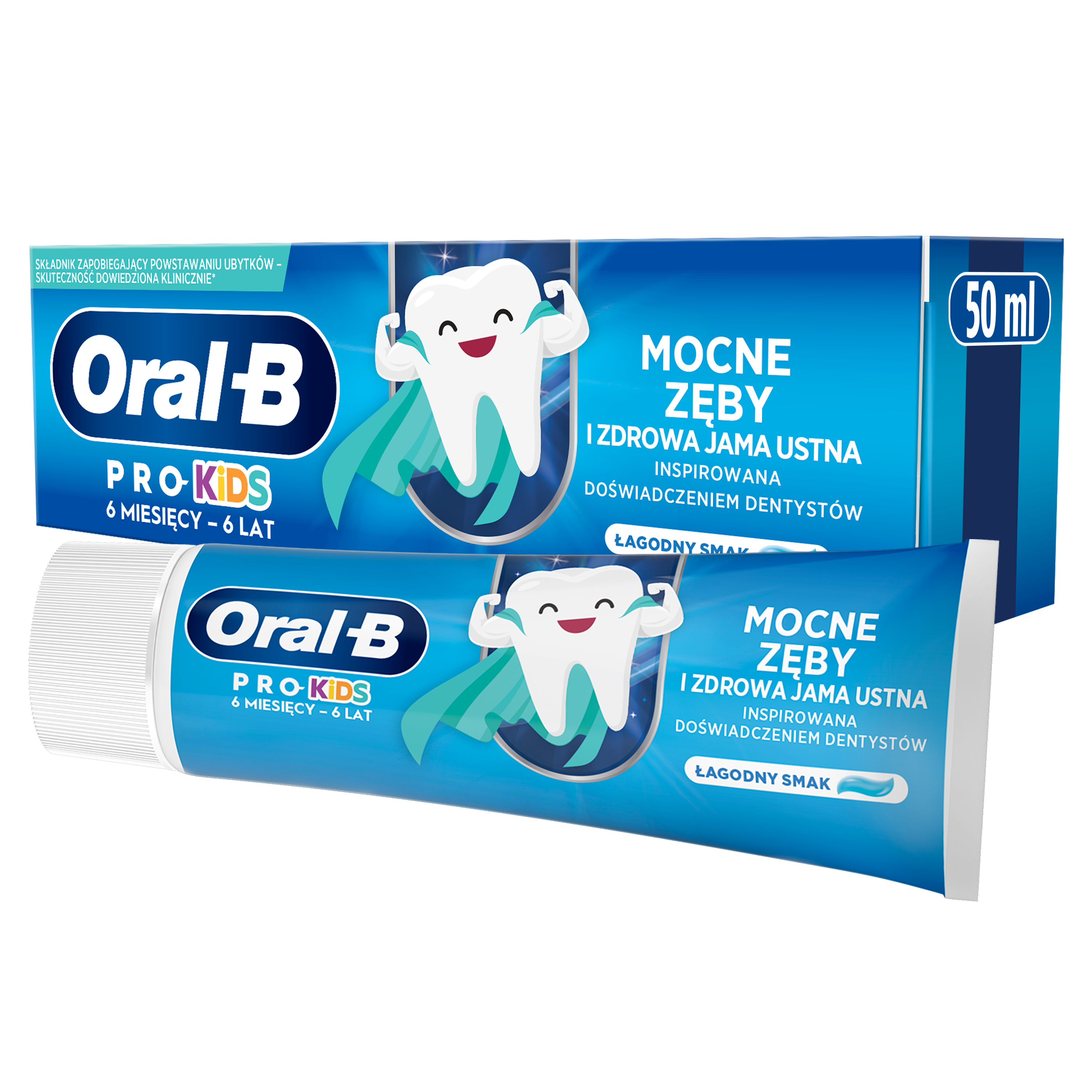 Oral-B Oral-B Pro Kids, Zahnpasta für Kinder, 0-6 lat, 50 ml — Inhaltsstoffe und Bewertung