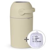 Magic Majestic, kosz na zużyte pieluchy, beżowy, 40 l + worki, 15 sztuk USZKODZONE OPAKOWANIE - miniaturka zdjęcia produktu