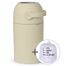Magic Majestic, kosz na zużyte pieluchy, beżowy, 40 l + worki, 15 sztuk - miniaturka  zdjęcia produktu
