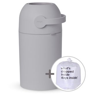 Magic Majestic, kosz na zużyte pieluchy, szary, 40 l + worki, 15 sztuk USZKODZONE OPAKOWANIE - zdjęcie produktu