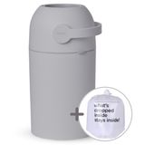 Magic Majestic, kosz na zużyte pieluchy, szary, 40 l + worki, 15 sztuk - miniaturka zdjęcia produktu