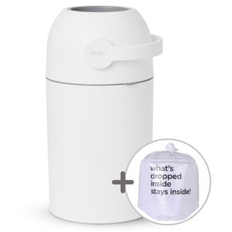 Magic Majestic, kosz na zużyte pieluchy, biały, 40 l + worki, 15 sztuk - zdjęcie produktu