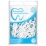 Zestaw Testeo, wykałaczki z nicią dentystyczną, białe, 2 x 50 sztuk - miniaturka 2 zdjęcia produktu