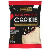 Frank&Oli High Protein, miękkie ciasteczko proteinowe, truskawki i biała czekolada, 50 g - miniaturka zdjęcia produktu
