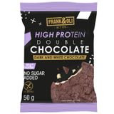 Frank&Oli High Protein, miękkie ciasteczko proteinowe, ciemna i biała czekolada, 50 g - miniaturka zdjęcia produktu