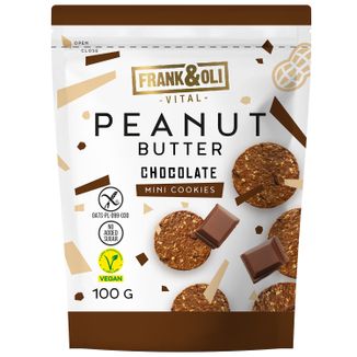 Frank&Oli Peanut Buttter, mini ciasteczka, czekolada, 100 g - zdjęcie produktu