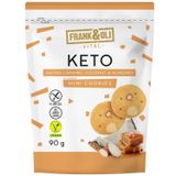 Frank&Oli Keto, mini ciasteczka, słony karmel, kokos i migdał, 90 g - miniaturka zdjęcia produktu