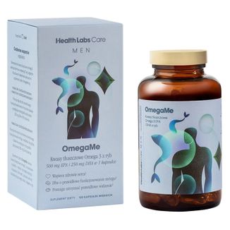 Health Labs OmegaMe Men, 120 kapsułek KRÓTKA DATA - zdjęcie produktu