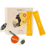 Health Labs GlowMe, smak ananas-mango, 30 saszetek + roller do twarzy gratis - miniaturka zdjęcia produktu