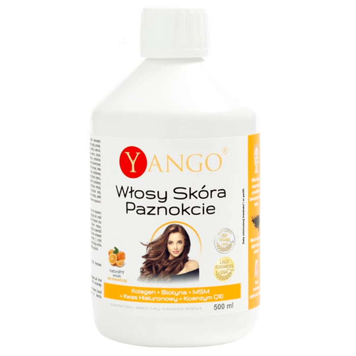 Nieznana Yango Haar Haut Nägel, Geschmack Frucht, 500 ml