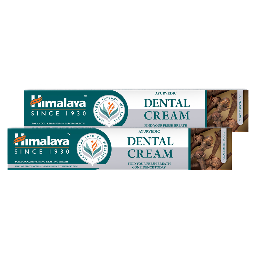 Nieznana Zestaw Himalaya Dental Cream, pasta do zębów z olejkiem goździkowym, 2 x 100 g