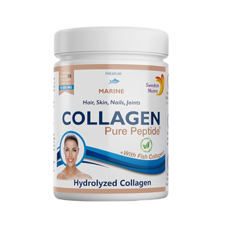 Swedish Nutra Marine Collagen Pure Peptide, smak neutralny, 300 g - zdjęcie produktu