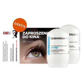 Zestaw Regenerum, regeneracyjny peeling enzymatyczny do pięt, 2 x 50 ml + bilet do kina gratis - zdjęcie produktu