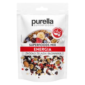Purella Superfoods Mix Energia do jogurtu i owsianki, 80 g - zdjęcie produktu