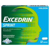 Excedrin Sprint 500 mg, 12 tabletek - miniaturka zdjęcia produktu