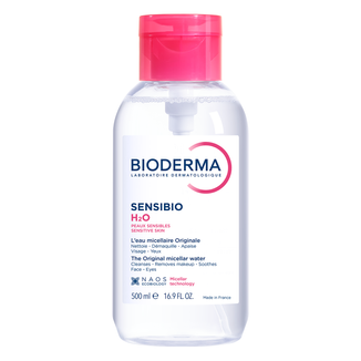 Bioderma Sensibio H2O, woda micelarna, skóra wrażliwa, z dozownikiem, 500 ml Bioderma Sensibio H2O, woda micelarna, skóra wrażliwa, z dozownikiem, 500 ml - zdjęcie produktu