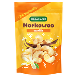 Bakalland Orzechy nerkowca, prażone, wanilia, 70 g KRÓTKA DATA Bakalland Orzechy nerkowca, prażone, wanilia, 70 g KRÓTKA DATA - miniaturka zdjęcia produktu