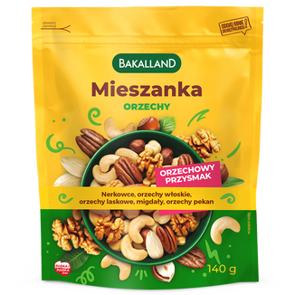 Bakalland Mieszanka Orzechy, orzechowy przysmak, 140 g - zdjęcie produktu