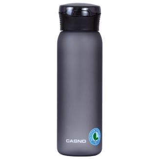 Casno, butelka tritanowa ze słomką Colorado, szara 600 ml - zdjęcie produktu