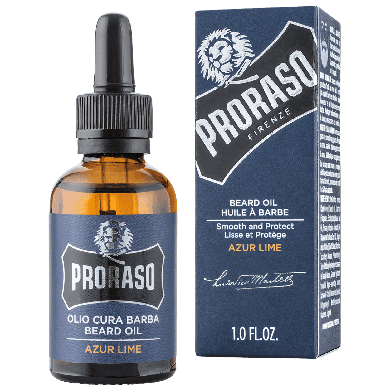 Proraso Proraso Blue, olejek do brody, azur lime, 30 ml