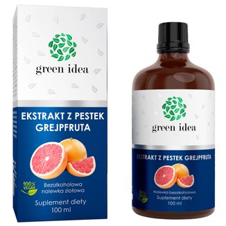 Green Idea Ekstrakt z pestek grejpfruta, nalewka bezalkoholowa, 100 ml - zdjęcie produktu