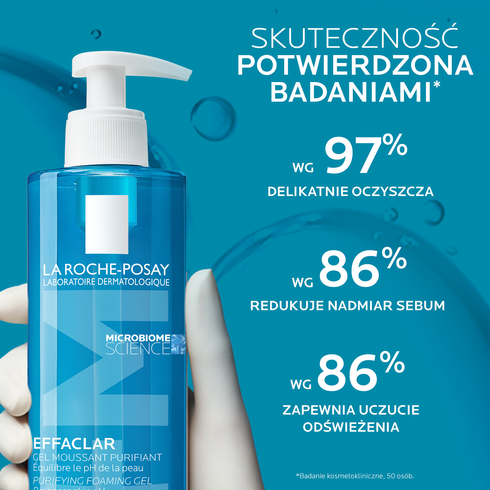 Набор La Roche-Posay Effaclar: очищающий гель 400 мл и крем Duo+M для кожи, склонной к акне, 40 мл — фото 4