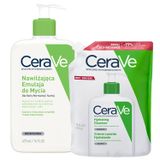 Zestaw CeraVe, emulsja nawilżająca do mycia, skóra normalna i sucha, 473 ml + zapas, 473 ml - miniaturka zdjęcia produktu