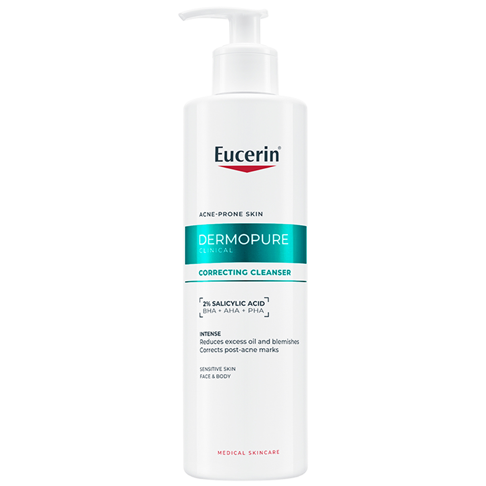 Eucerin Eucerin DermoPure Clinical, Gel reduzierend Unreinheiten für Gesicht und Körper, 400 ml — Inhaltsstoffe und Bewertung