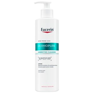 Eucerin DermoPure Clinical, żel redukujący niedoskonałości do twarzy i ciała, 400 ml - zdjęcie produktu