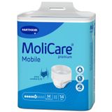 MoliCare Premium Mobile, pieluchomajtki, rozmiar M, 80-120 cm, 6 kropli, 14 sztuk - miniaturka zdjęcia produktu