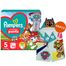 Pampers Pants, pieluchomajtki, Psi Patrol, rozmiar 5, 12-17 kg, 66 sztuk + Ręcznik-pelerynka Psi Patrol gratis - miniaturka  zdjęcia produktu