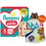 Pampers Pants, pieluchomajtki, rozmiar 5, 12-17 kg, 96 sztuk + Ręcznik-pelerynka Psi Patrol gratis - miniaturka  zdjęcia produktu