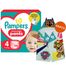 Pampers Pants, pieluchomajtki, rozmiar 4, 9-15 kg, 108 sztuk + Ręcznik-pelerynka Psi Patrol gratis - miniaturka  zdjęcia produktu