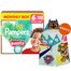 Pampers Harmonie Pants, pieluchomajtki, rozmiar 6, 15 kg+, 132 sztuki + Ręcznik-pelerynka Psi Patrol gratis - miniaturka  zdjęcia produktu