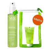 SVR Sebiaclear Spray Corps, spray do ciała przeciw niedoskonałościom, 150 ml + Sebiaclear, żel, 55 ml z kosmetyczką gratis SVR Sebiaclear Spray Corps, spray do ciała przeciw niedoskonałościom, 150 ml + Sebiaclear, żel, 55 ml z kosmetyczką gratis - miniaturka zdjęcia produktu