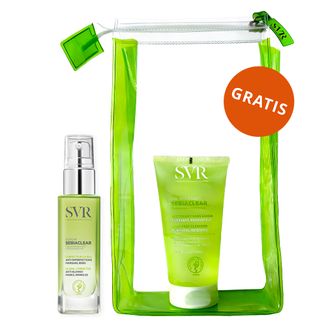 SVR Sebiaclear Serum, serum na trądzik dorosłych, 30 ml + Sebiaclear, żel, 55 ml z kosmetyczką gratis - zdjęcie produktu