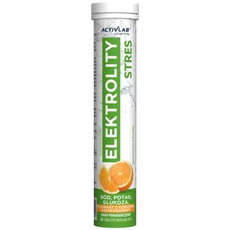 ActivLab Pharma Elektrolity Stres, smak pomarańczowy, 20 tabletek musujących - zdjęcie produktu